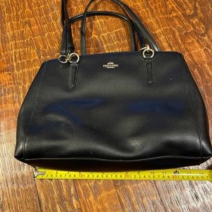 Coach black satchel or crossbody purse
